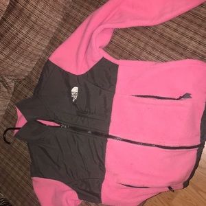 Pink north face